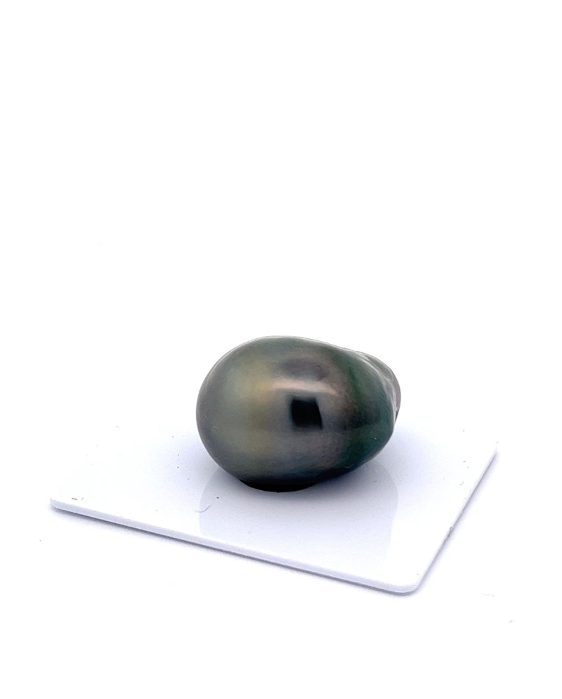 17.31mm Tahitian Black pearl , origin French Polynesia   , fine  grade