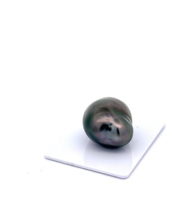 17mm+ fine  grade Tahitian Black pearl, French Polynesia  