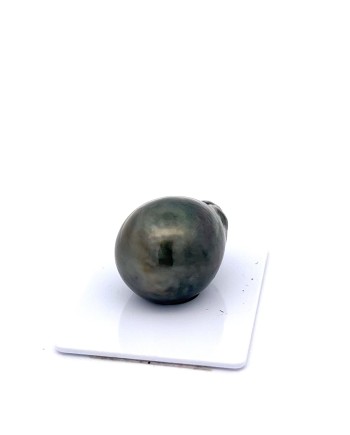 17.7mm Tahitian Black pearl , origin French Polynesia   , fine  grade