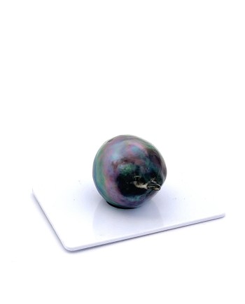 17.87mm Tahitian Black pearl , origin French Polynesia   , fine  grade