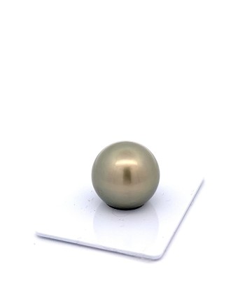 16.54mm Tahitian Black pearl , origin French Polynesia   , gem  grade