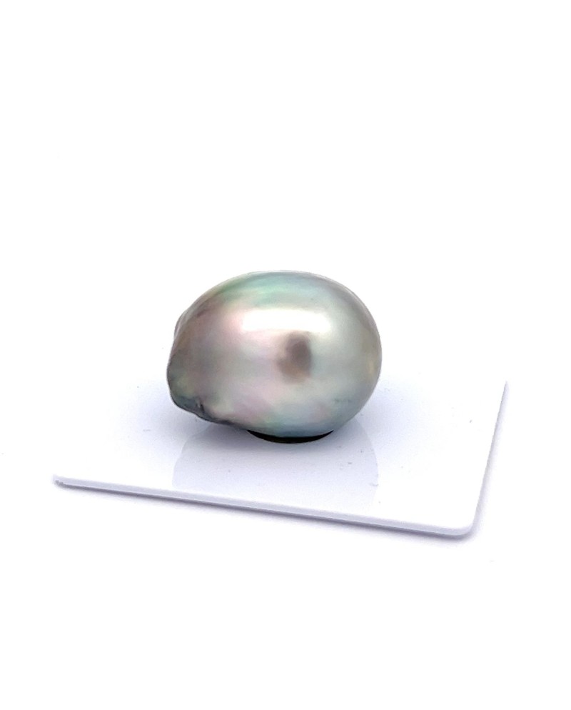 16.38mm Tahitian Black pearl , origin French Polynesia   , jewel  grade
