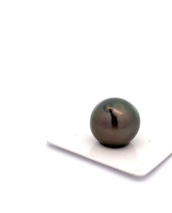 17.4mm Tahitian Black pearl , origin French Polynesia   , fine  grade