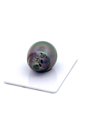 16.8mm Tahitian Black pearl , origin French Polynesia   , fine  grade