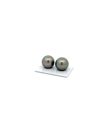 15mm+ fine  grade Tahitian Black pearl, French Polynesia  