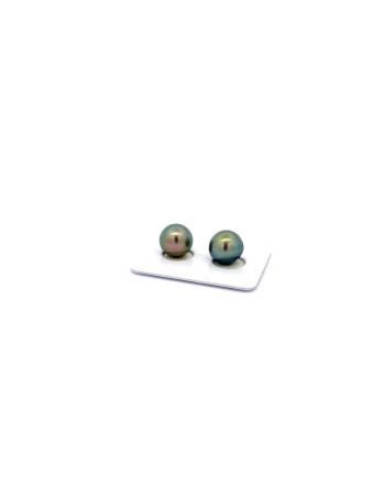 9mm+ jewel  grade Tahitian Black pearl, French Polynesia  