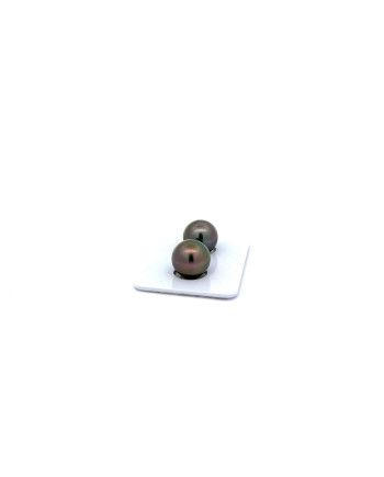 9mm+ jewel  grade Tahitian Black pearl, French Polynesia  