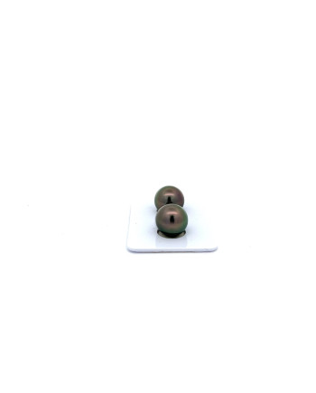 9mm+ jewel  grade Tahitian Black pearl, French Polynesia  
