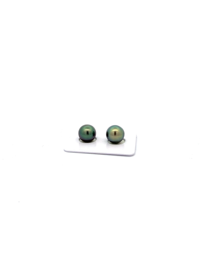 9mm+ jewel  grade Tahitian Black pearl, French Polynesia  