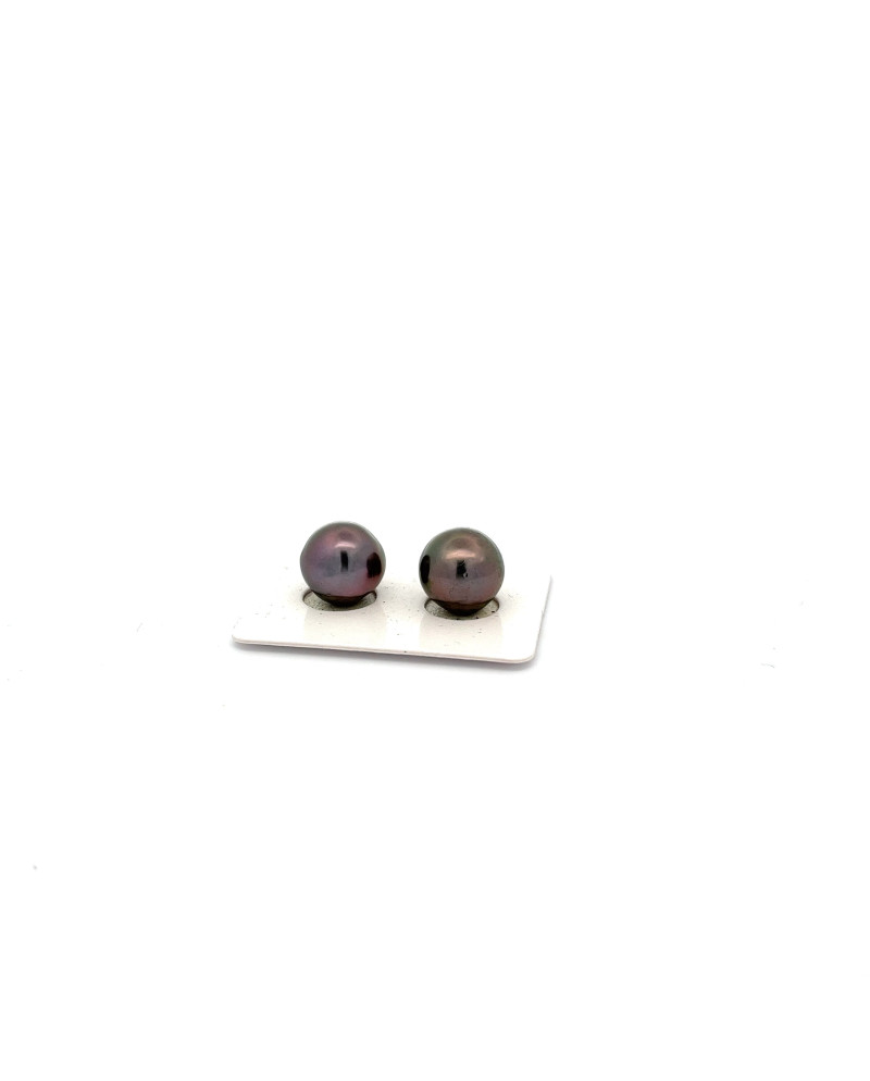 9mm+ jewel  grade Tahitian Black pearl, French Polynesia  