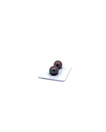 9mm+ jewel  grade Tahitian Black pearl, French Polynesia  