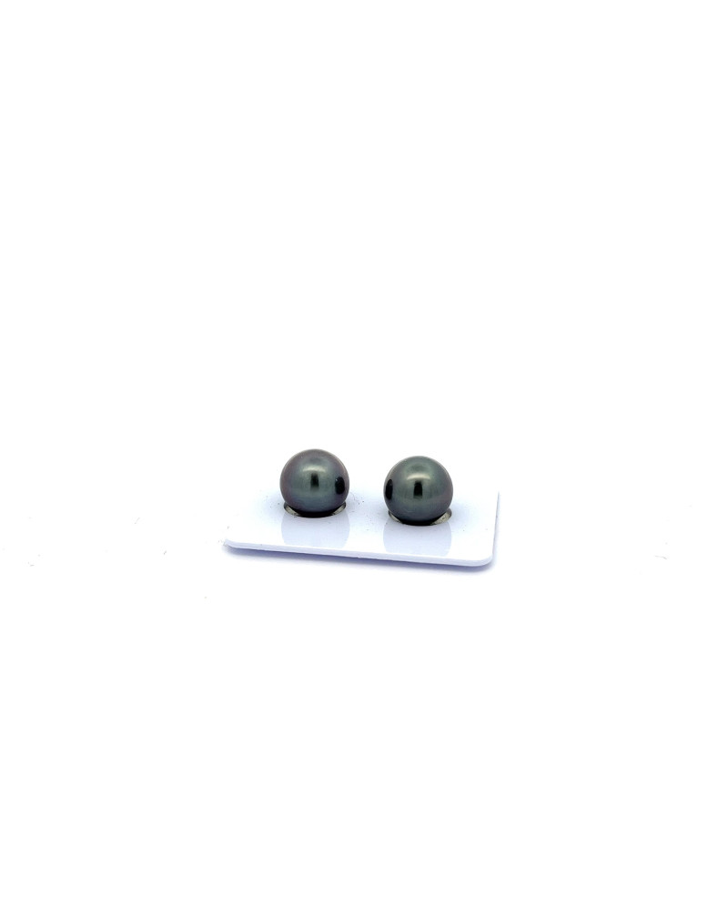9mm+ jewel  grade Tahitian Black pearl, French Polynesia  