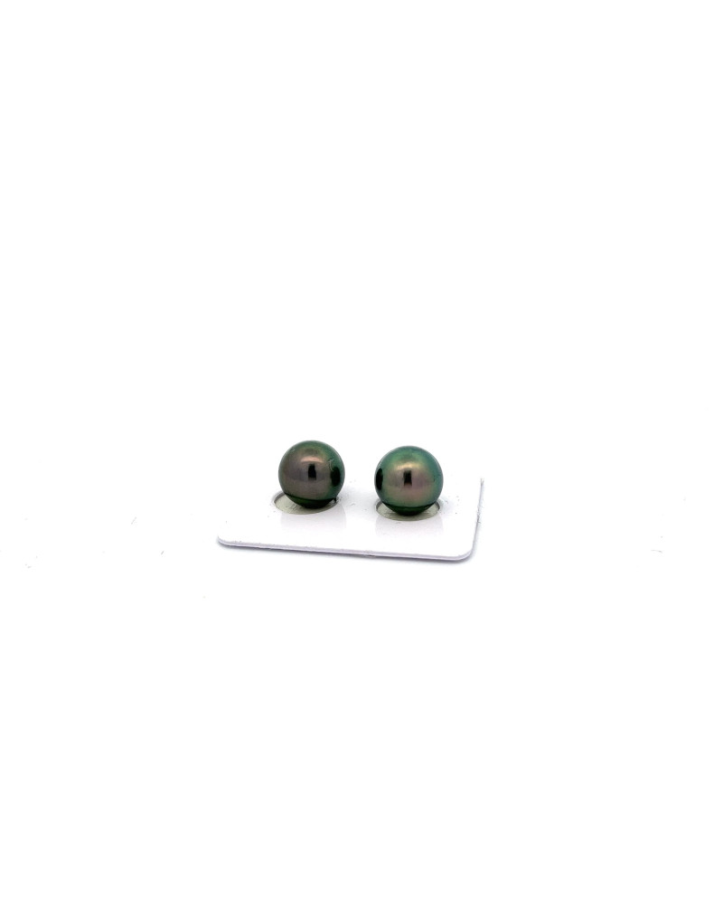 9mm+ jewel  grade Tahitian Black pearl, French Polynesia  