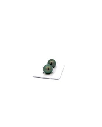 9mm+ jewel  grade Tahitian Black pearl, French Polynesia  