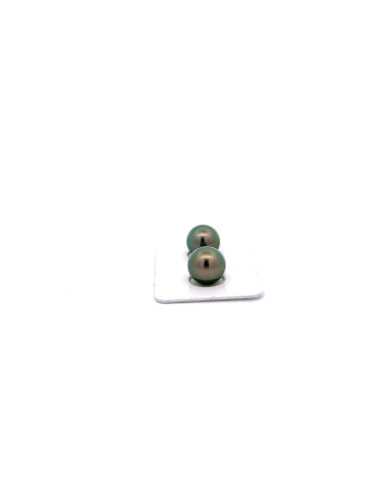 9mm+ jewel  grade Tahitian Black pearl, French Polynesia  