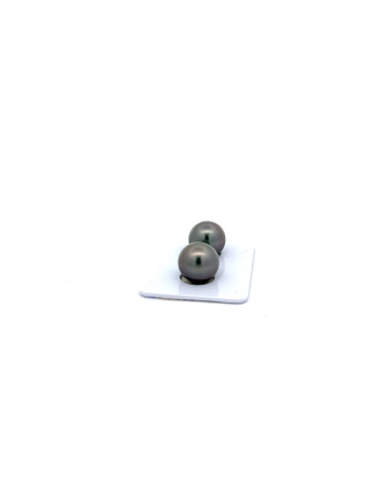 9mm+ jewel  grade Tahitian Black pearl, French Polynesia  