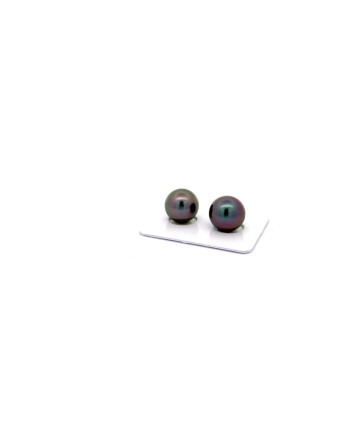 12mm+ fine  grade Tahitian Black pearl, French Polynesia  