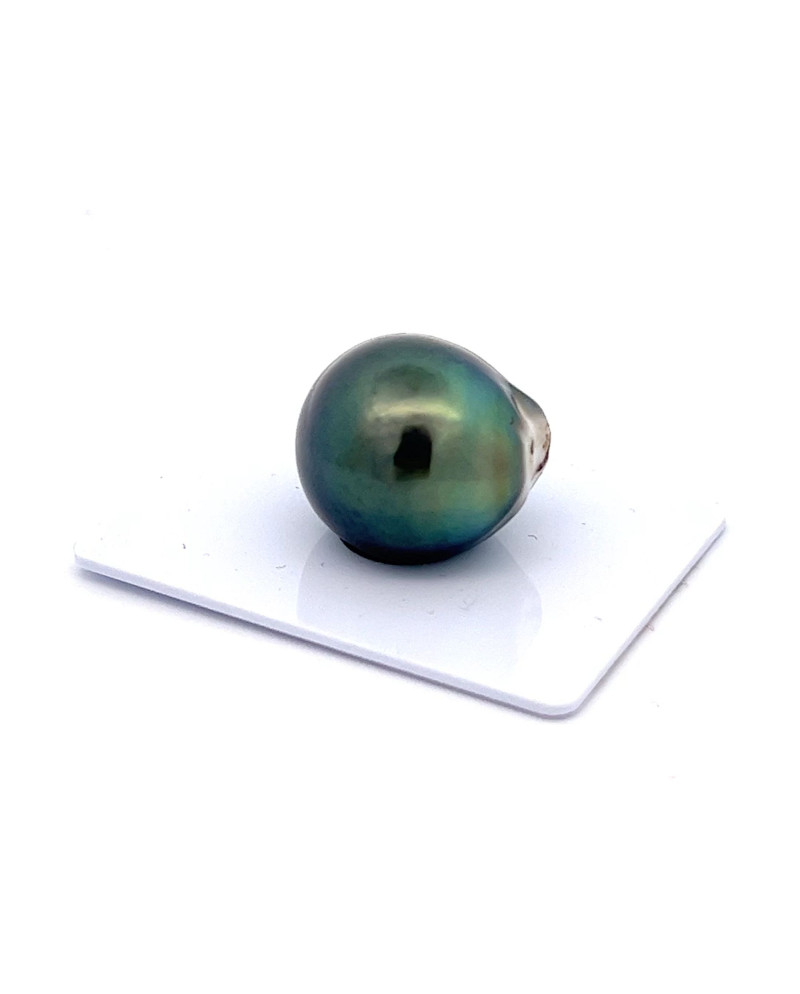 15mm+ fine  grade Tahitian Black pearl, French Polynesia  