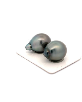 12mm+ fine  grade Tahitian Black pearl, French Polynesia  