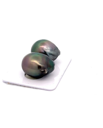 12mm+ jewel  grade Tahitian Black pearl, French Polynesia  