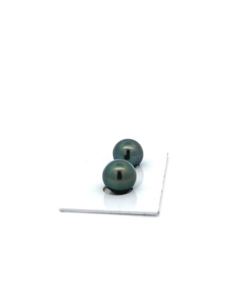 9mm+ jewel  grade Tahitian Black pearl, French Polynesia  