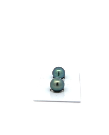9mm+ fine  grade Tahitian Black pearl, French Polynesia  