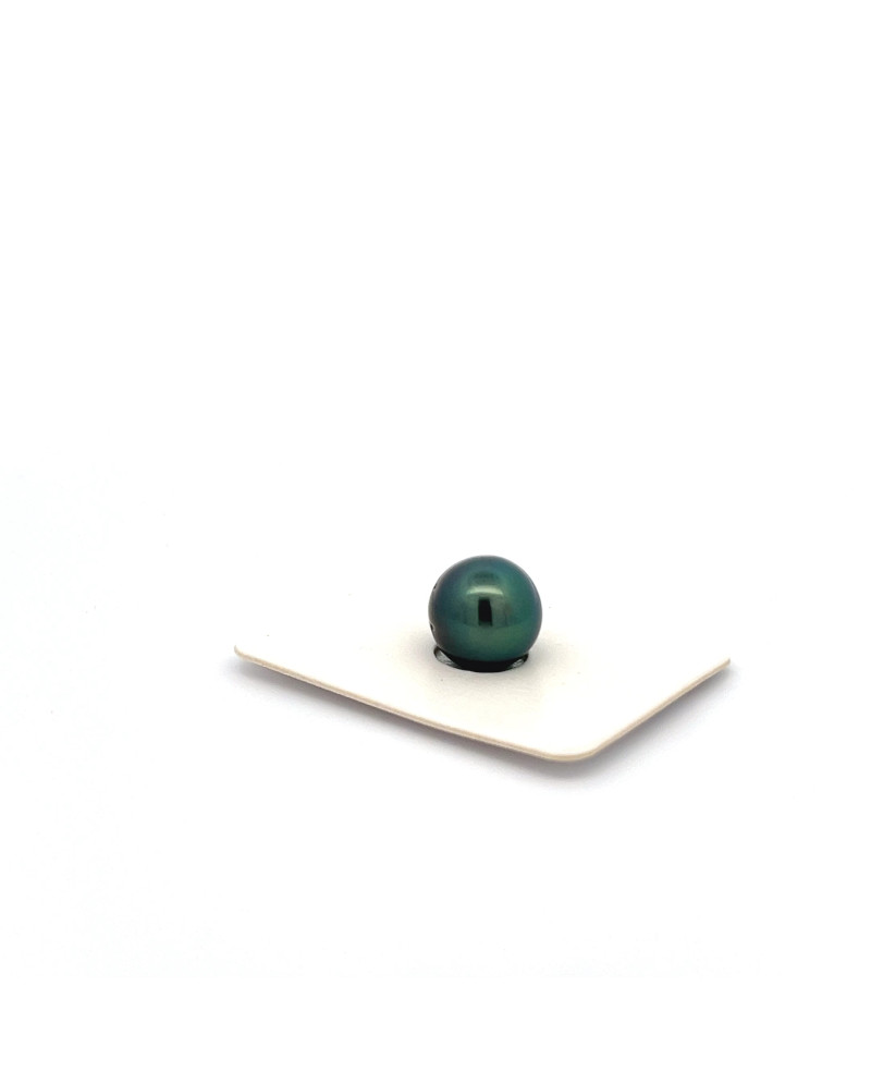 9mm+ fine  grade Tahitian Black pearl, French Polynesia  