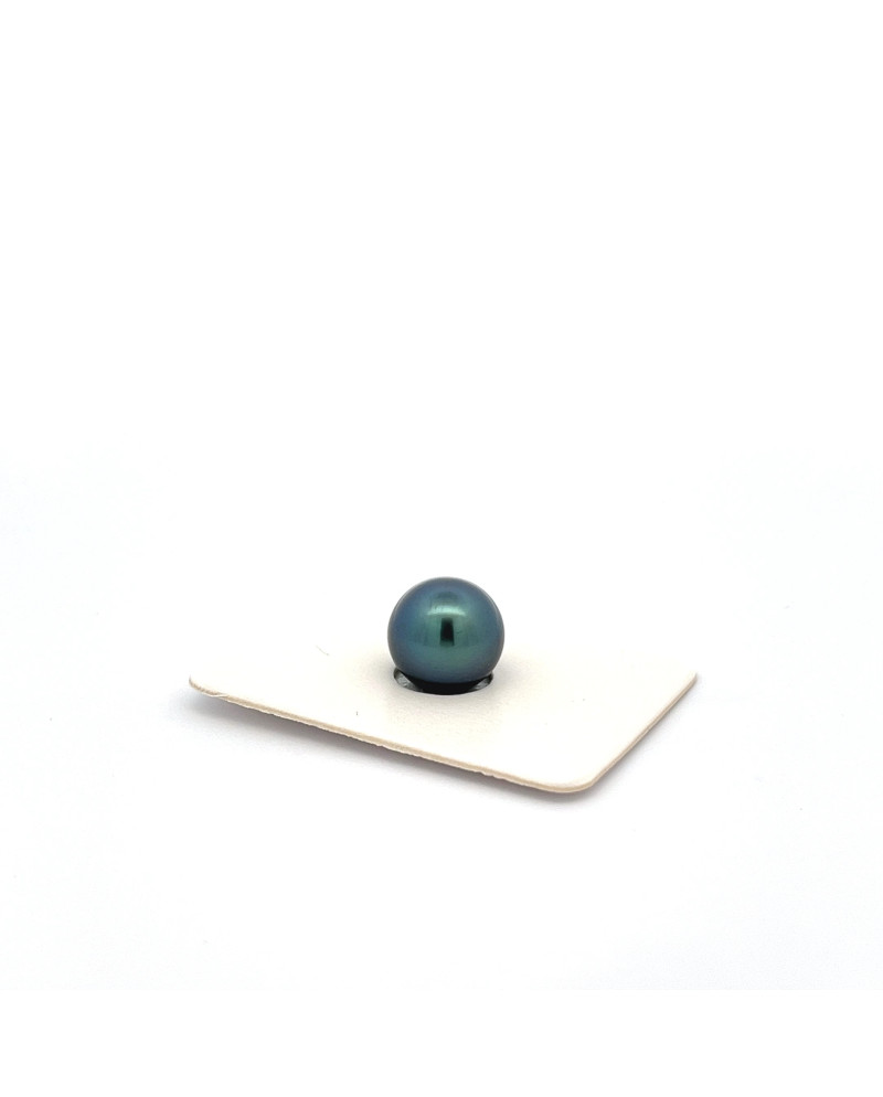 9mm+ fine  grade Tahitian Black pearl, French Polynesia  