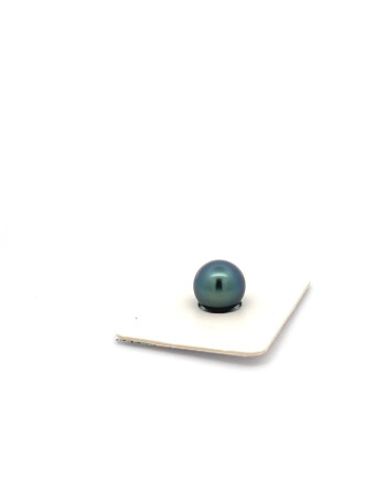 9mm+ fine  grade Tahitian Black pearl, French Polynesia  