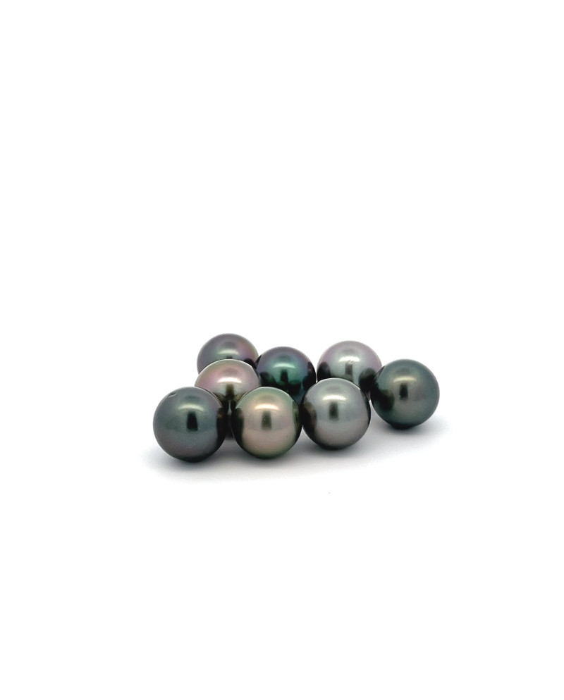 9mm+ fine  grade Tahitian Black pearl, French Polynesia  