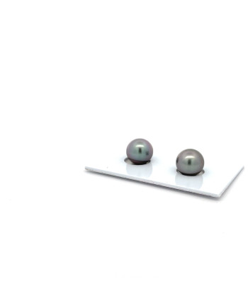 9mm+ fine  grade Tahitian Black pearl, French Polynesia  