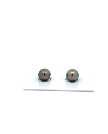 9mm+ jewel  grade Tahitian Black pearl, French Polynesia  