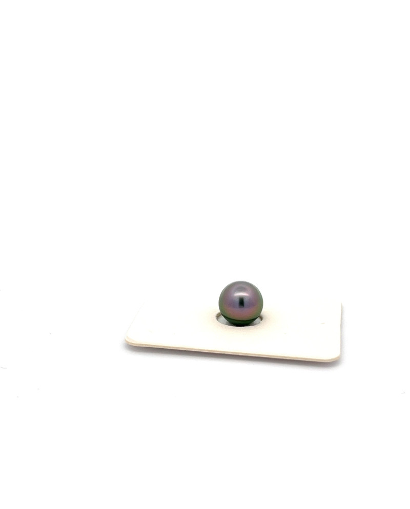 6mm+ fine  grade Tahitian Black pearl, French Polynesia  