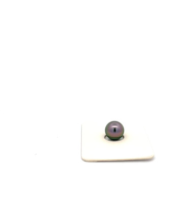 6mm+ fine  grade Tahitian Black pearl, French Polynesia  