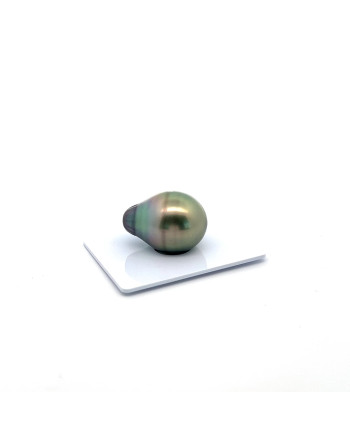 15mm+ fine  grade Tahitian Black pearl, French Polynesia  