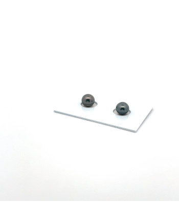 6mm+ gem  grade Tahitian Black pearl, French Polynesia  