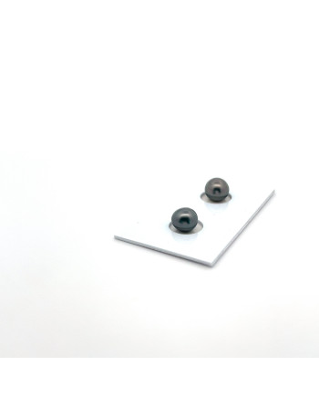 6mm+ gem  grade Tahitian Black pearl, French Polynesia  