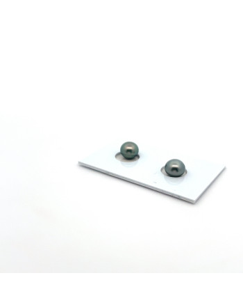 6mm+ gem  grade Tahitian Black pearl, French Polynesia  