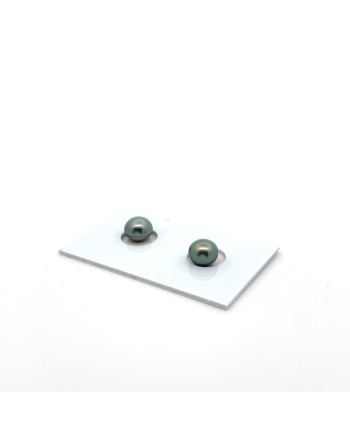 6mm+ gem  grade Tahitian Black pearl, French Polynesia  