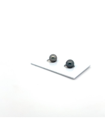 6mm+ gem  grade Tahitian Black pearl, French Polynesia  