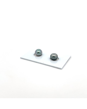 6mm+ gem  grade Tahitian Black pearl, French Polynesia  