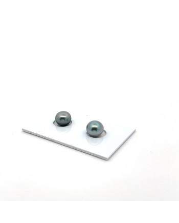 6mm+ gem  grade Tahitian Black pearl, French Polynesia  