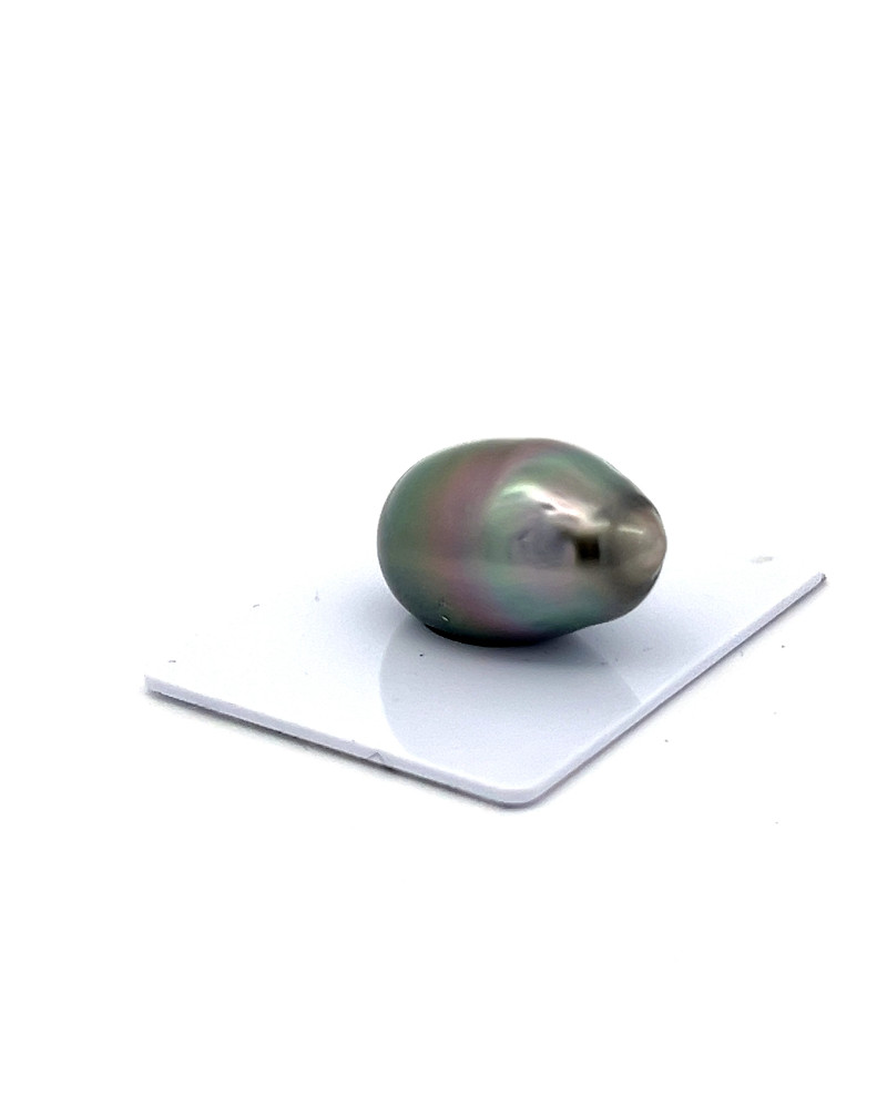 12mm+ fine  grade Tahitian Black pearl, French Polynesia  