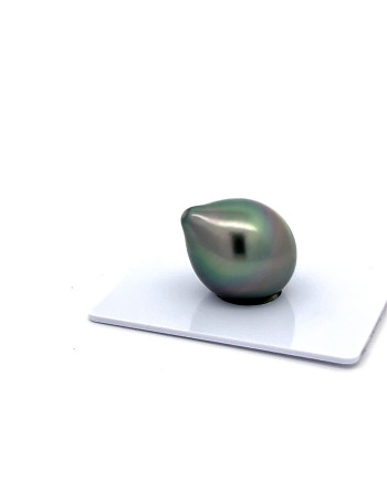 15mm+ fine  grade Tahitian Black pearl, French Polynesia  