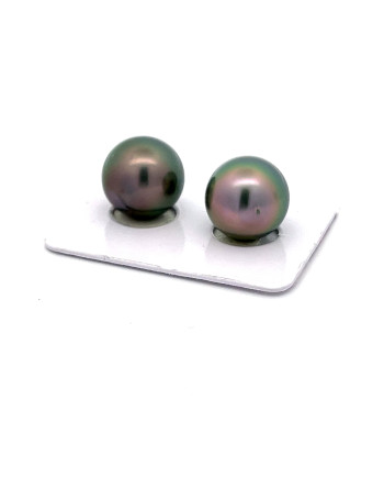 12mm+ fine  grade Tahitian Black pearl, French Polynesia  