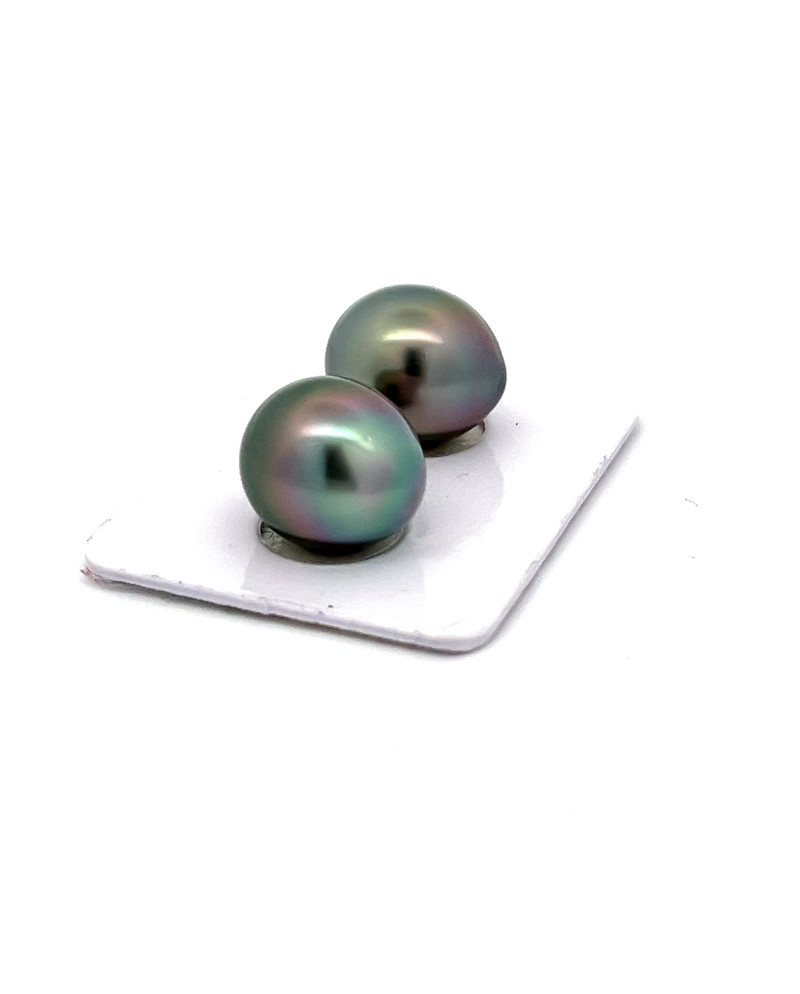 12mm+ fine  grade Tahitian Black pearl, French Polynesia  