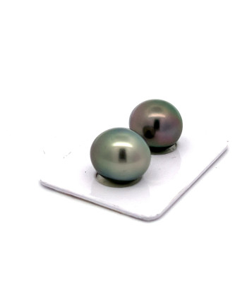 12mm+ fine  grade Tahitian Black pearl, French Polynesia  