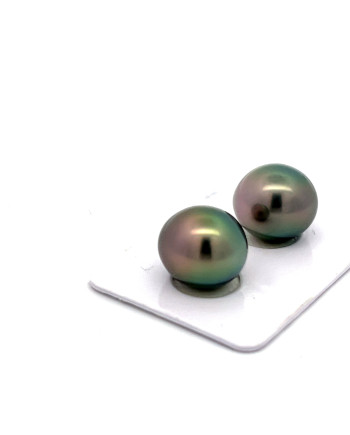 12mm+ fine  grade Tahitian Black pearl, French Polynesia  
