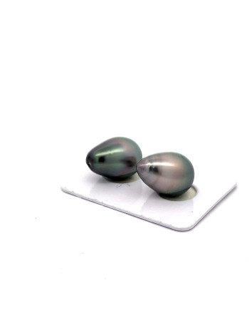 9mm+ fine  grade Tahitian Black pearl, French Polynesia  