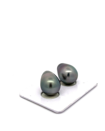 9mm+ fine  grade Tahitian Black pearl, French Polynesia  
